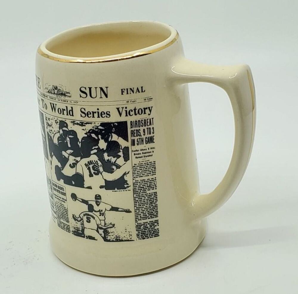 Vintage Sir Amir Ben Silver Inc. Ceramic Stein Mug